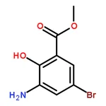 RHAWN Methyl 3-amino-5-bromo-2-hydroxybenzenecarboxylate