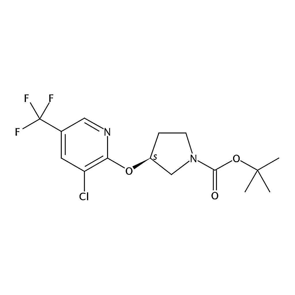 RHAWN (S)-tert-Butyl 3-((3-chloro-5-(trifluoromethyl)pyridin-2-yl)oxy)pyrrolidine-1-carboxylate