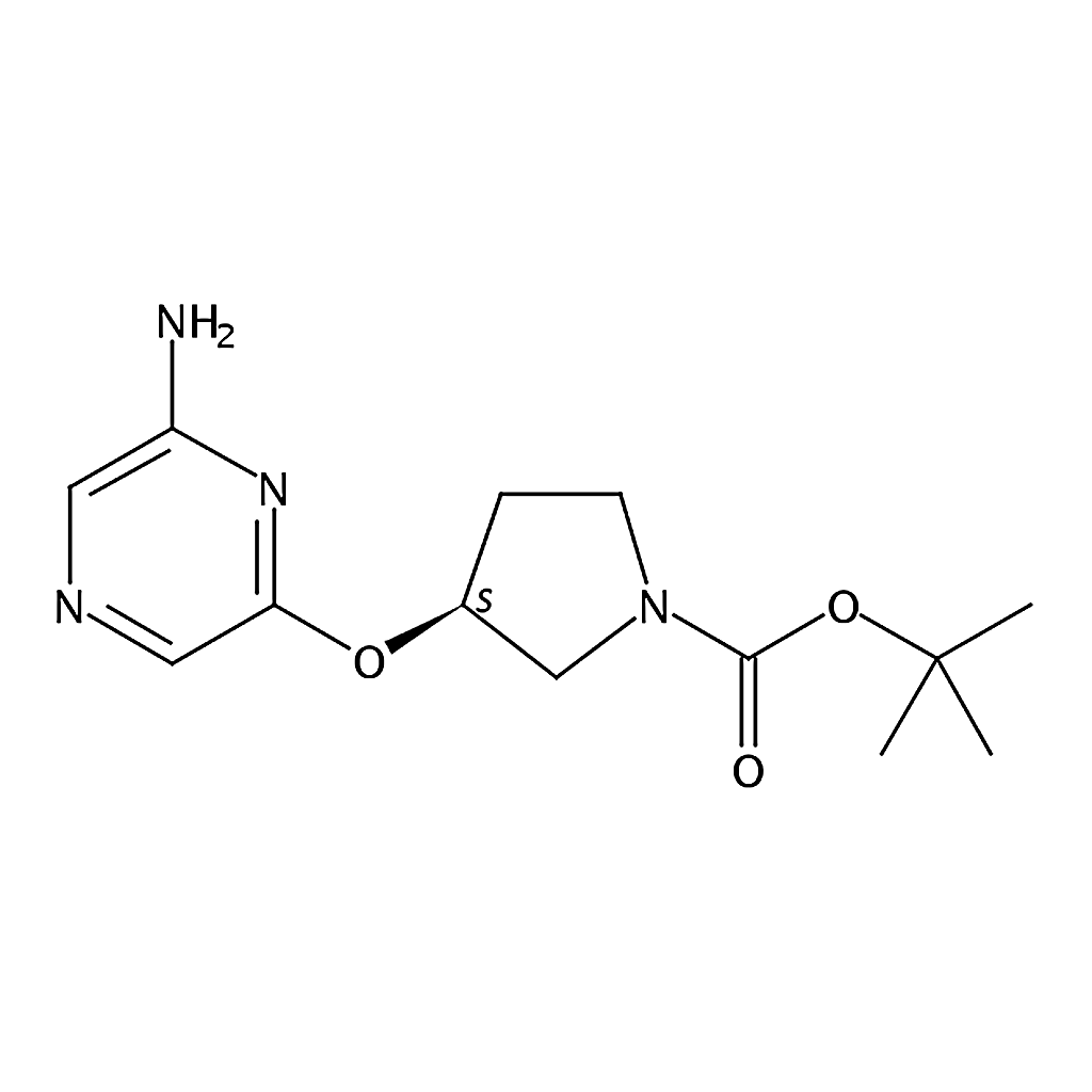 RHAWN (S)-tert-Butyl 3-((6-aminopyrazin-2-yl)oxy)pyrrolidine-1-carboxylate