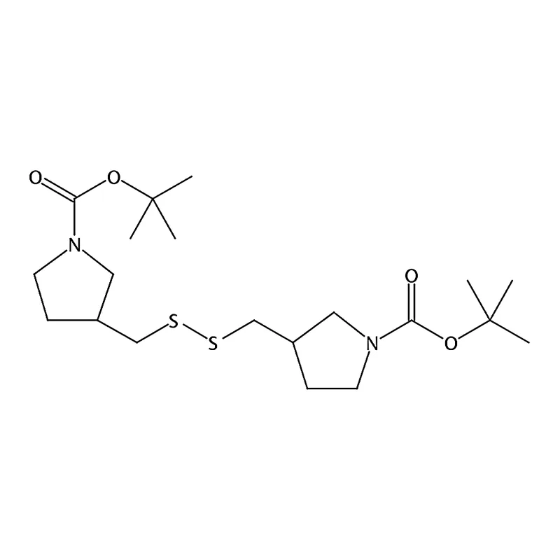 RHAWN Di-tert-Butyl 3,3'-(disulfanediylbis(methylene))bis(pyrrolidine-1-carboxylate)