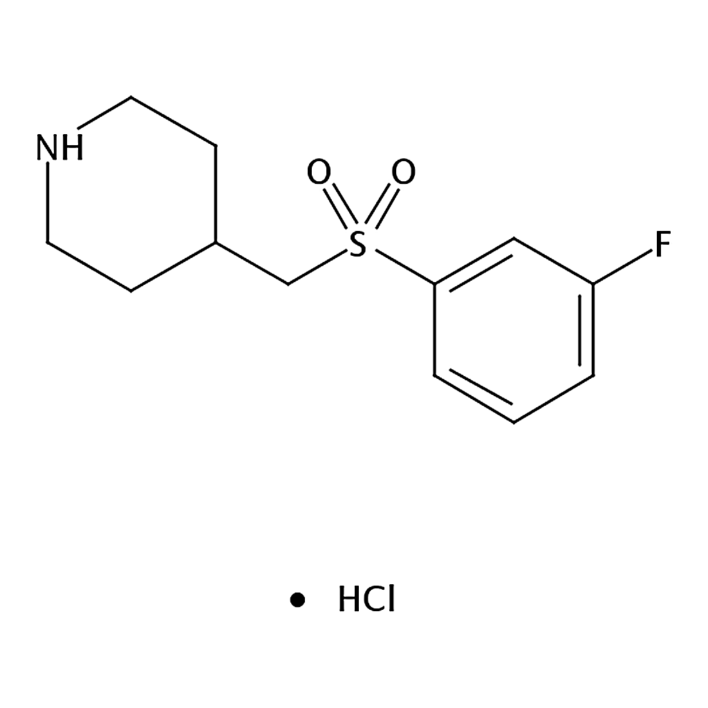 RHAWN 4-(3-Fluoro-benzenesulfonylMethyl)-piperidine hydrochloride