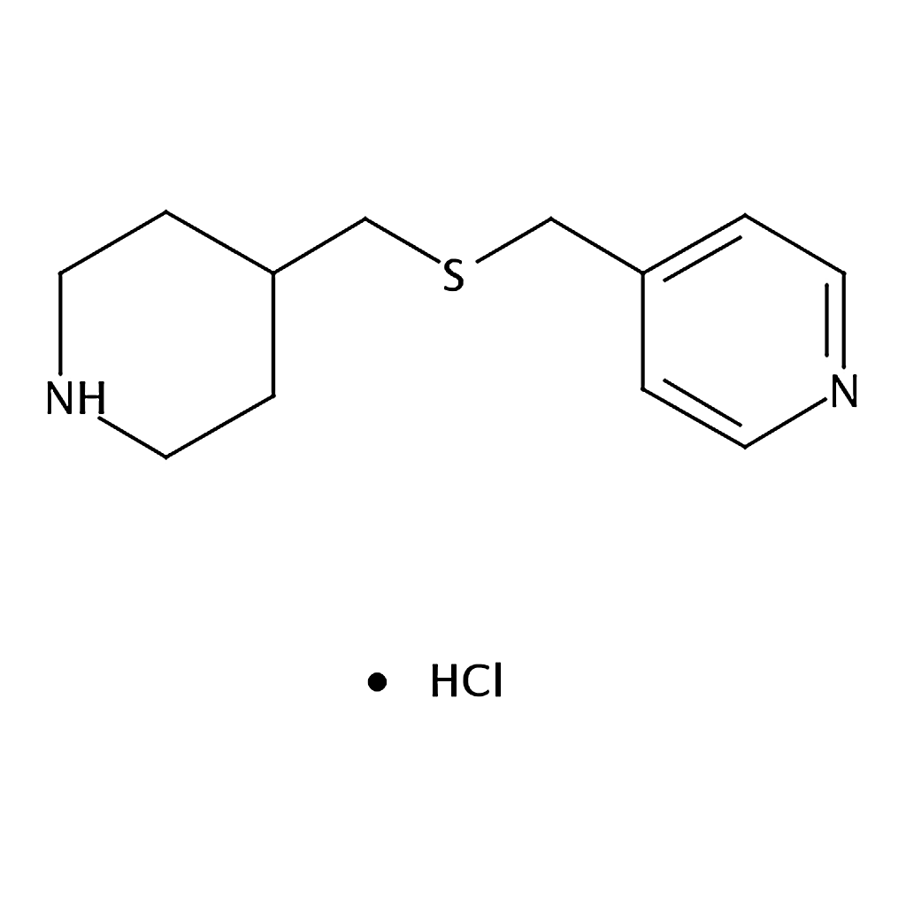 RHAWN 4-(((Piperidin-4-ylmethyl)thio)methyl)pyridine hydrochloride
