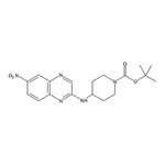 RHAWN tert-Butyl 4-((6-nitroquinoxalin-2-yl)amino)piperidine-1-carboxylate