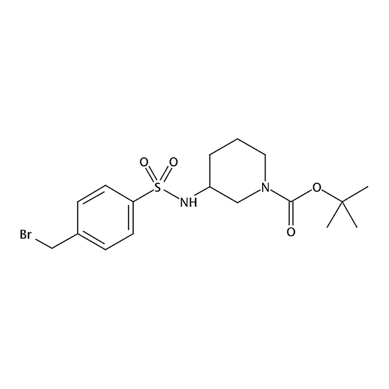 RHAWN tert-Butyl 3-(4-(bromomethyl)phenylsulfonamido)piperidine-1-carboxylate