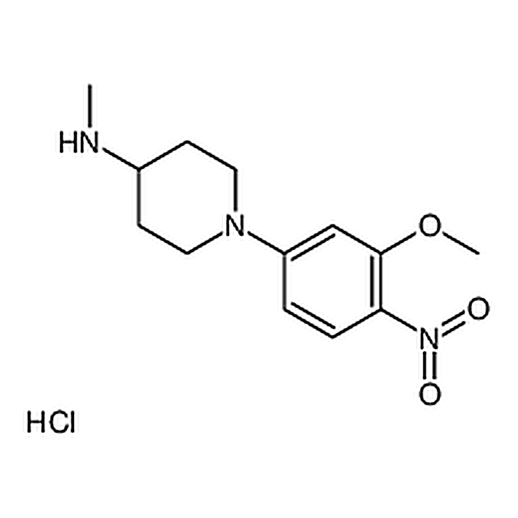RHAWN (1-(3-Methoxy-4-nitrophenyl)piperidin-4-yl)methanamine hydrochloride