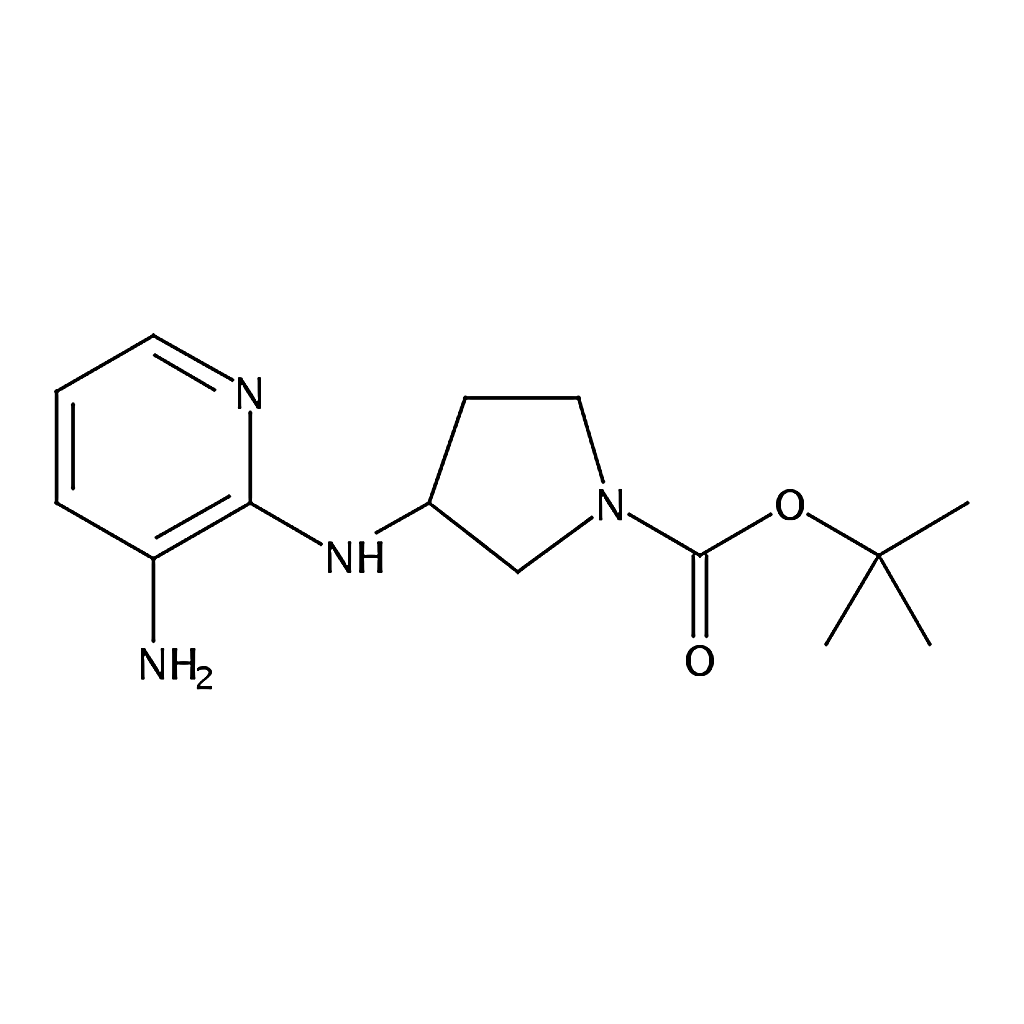 RHAWN tert-Butyl 3-((3-aminopyridin-2-yl)amino)pyrrolidine-1-carboxylate