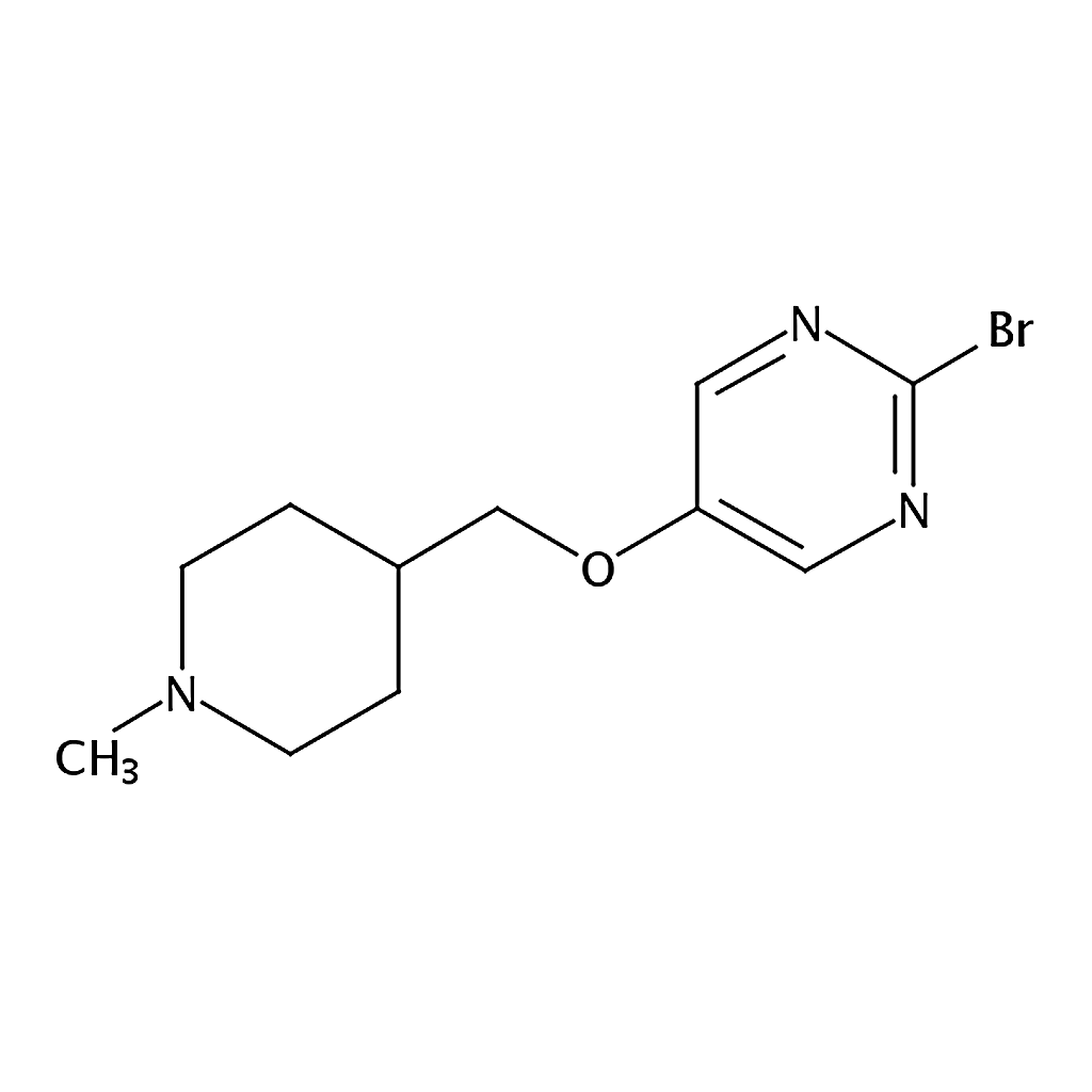 RHAWN 2-bromo-5-(1-methyl-piperidin-4-ylmethoxy)pyrimidine