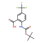 RHAWN 2-((tert-Butoxycarbonyl)amino)-5-(trifluoromethyl)benzoic acid