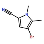 RHAWN 4-Bromo-1,5-dimethyl-1h-pyrrole-2-carbonitrile
