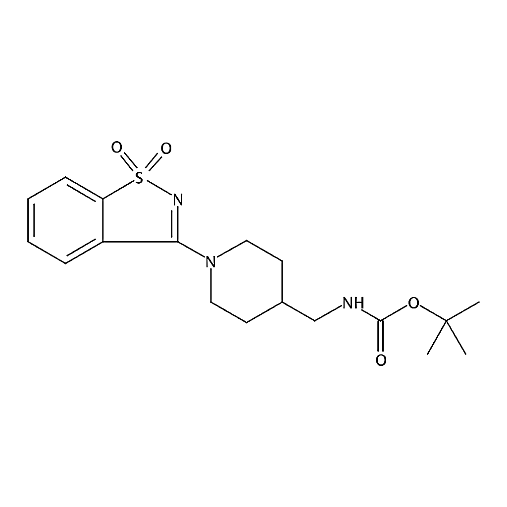 RHAWN tert-Butyl ((1-(1，1-dioxidobenzo[d]isothiazol-3-yl)piperidin-4-yl)Methyl)carbaMate
