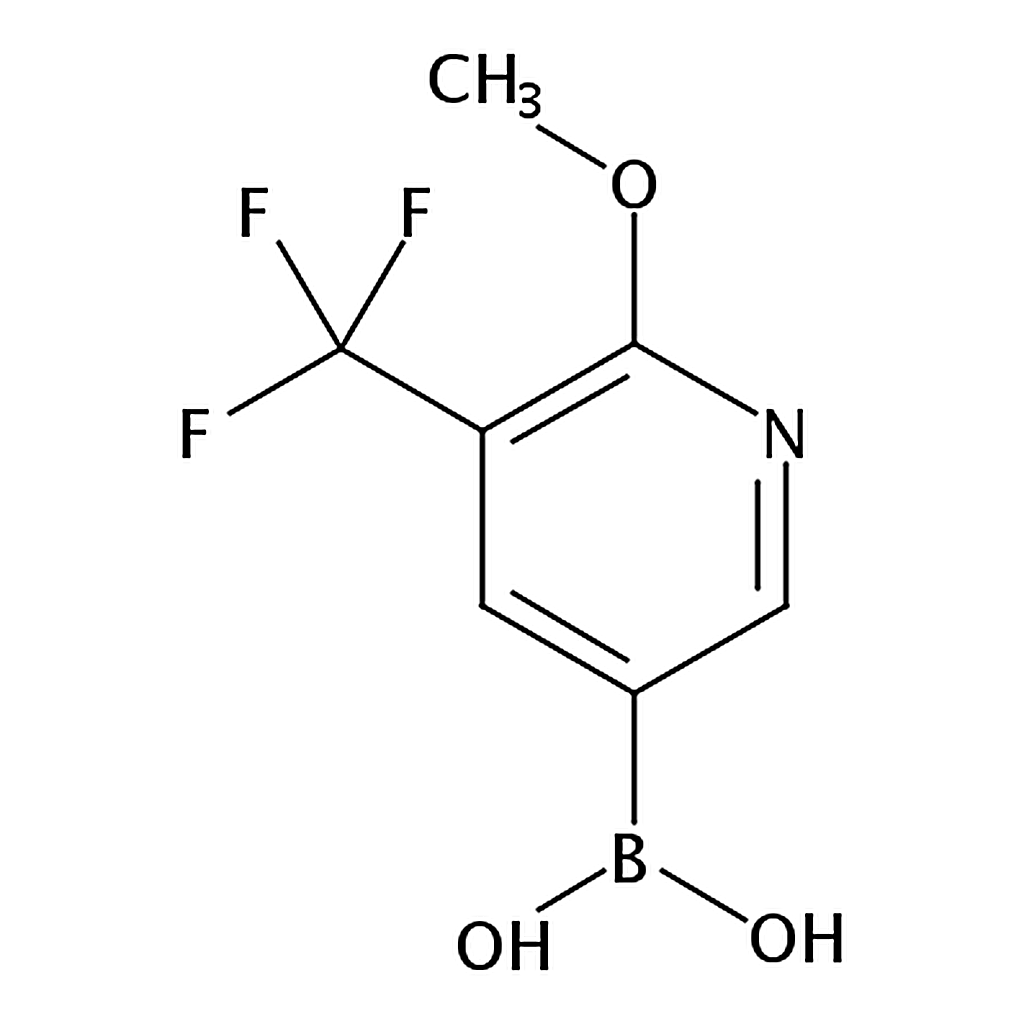 RHAWN [6-Methoxy-5-(trifluoromethyl)pyridin-3-yl]boronic acid