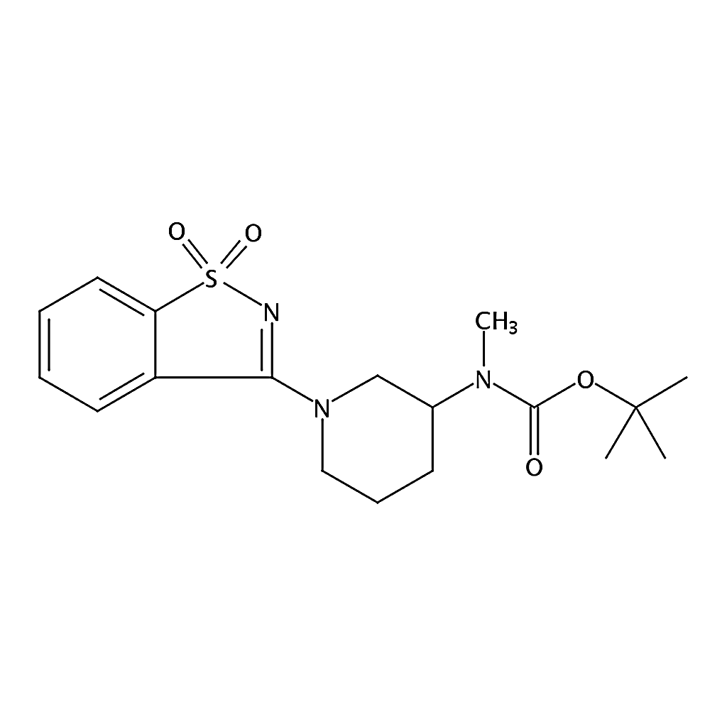RHAWN tert-Butyl (1-(1，1-dioxidobenzo[d]isothiazol-3-yl)piperidin-3-yl)(Methyl)carbaMate