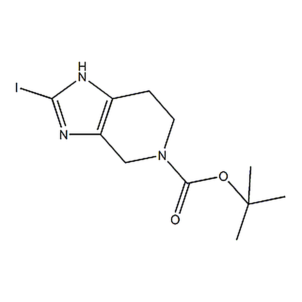 RHAWN tert-Butyl 2-iodo-1,4,6,7-tetrahydro-5H-imidazo[4,5-c]pyridine-5-carboxylate