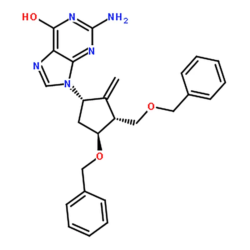 RHAWN 2-Amino-9-((1S,3R,4S)-4-(benzyloxy)-3-((benzyloxy)methyl)-2-methylenecyclopentyl)-1H-purin-6