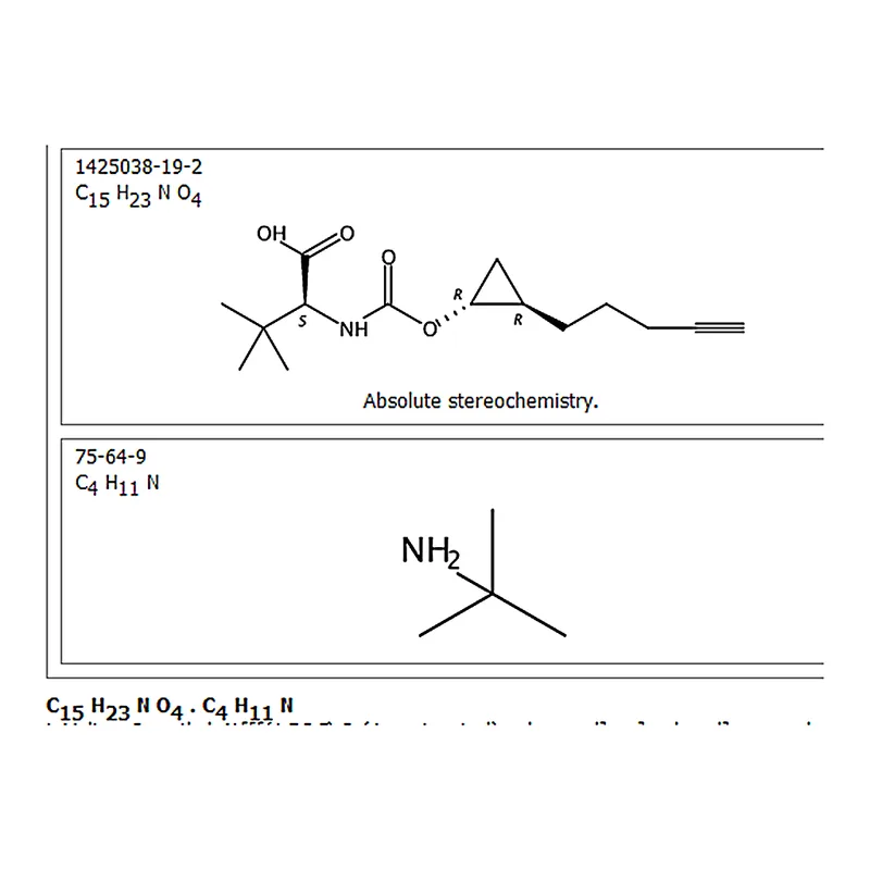 RHAWN 2-Methylpropan-2-amine (S)-3,3-dimethyl-2-((((1R,2R)-2-(pent-4-yn-1-yl)cyclopropoxy)carbonyl