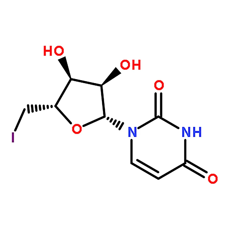 RHAWN 1-((2R,3R,4S,5S)-3,4-Dihydroxy-5-(iodomethyl)tetrahydrofuran-2-yl)pyrimidine-2,4(1H,3H)-dione