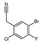 RHAWN 2-(5-Bromo-2-chloro-4-fluorophenyl)acetonitrile