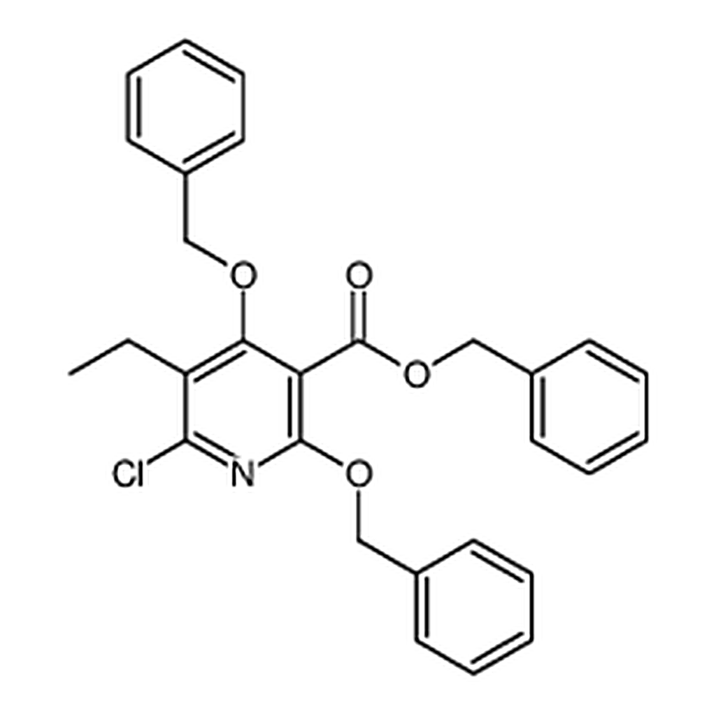 RHAWN Benzyl 2,4-bis(benzyloxy)-6-chloro-5-ethylnicotinate