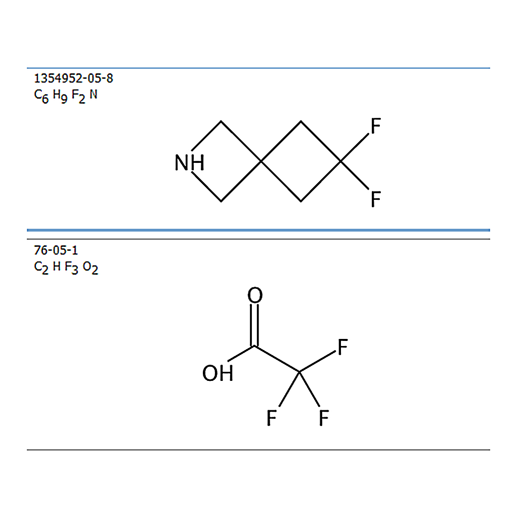 RHAWN 6,6-Difluoro-2-azaspiro[3.3]heptane 2,2,2-trifluoroacetate