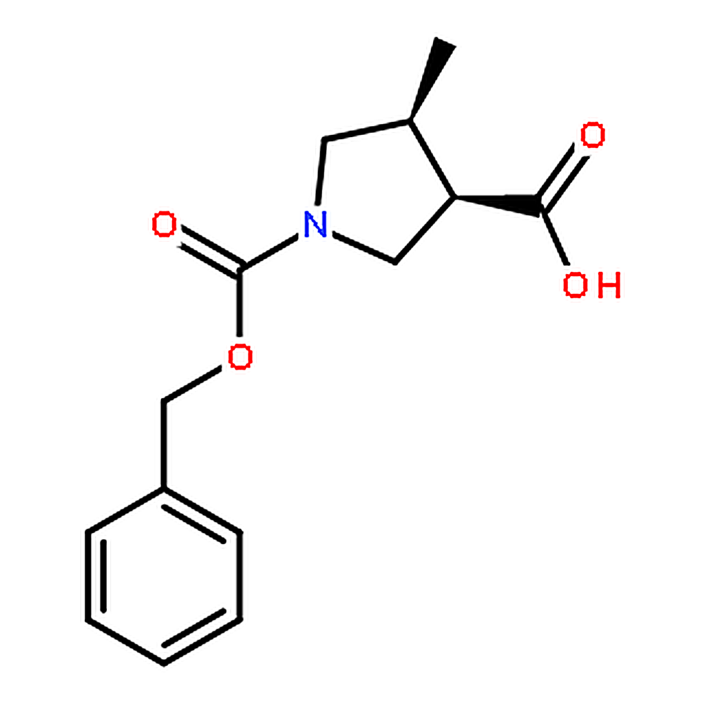 RHAWN (3R，4S)-1-Cbz-4-methylpyrrolidine-3-carboxylic Acid