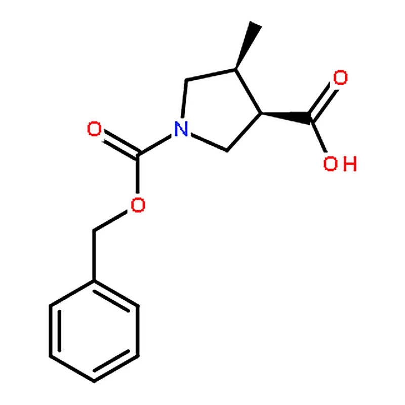RHAWN (3R,4S)-1-Cbz-4-methylpyrrolidine-3-carboxylic Acid