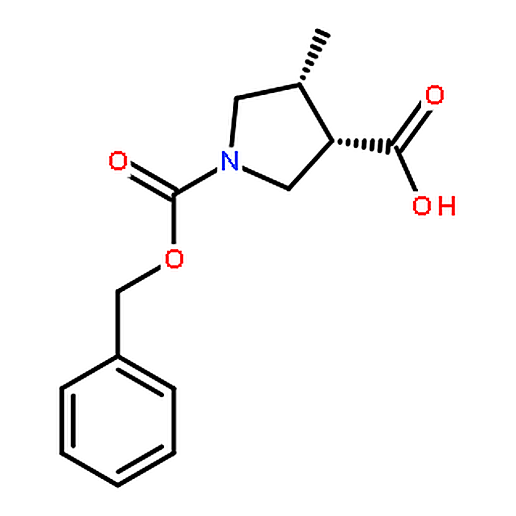 RHAWN (3S，4R)-1-Cbz-4-methylpyrrolidine-3-carboxylic Acid