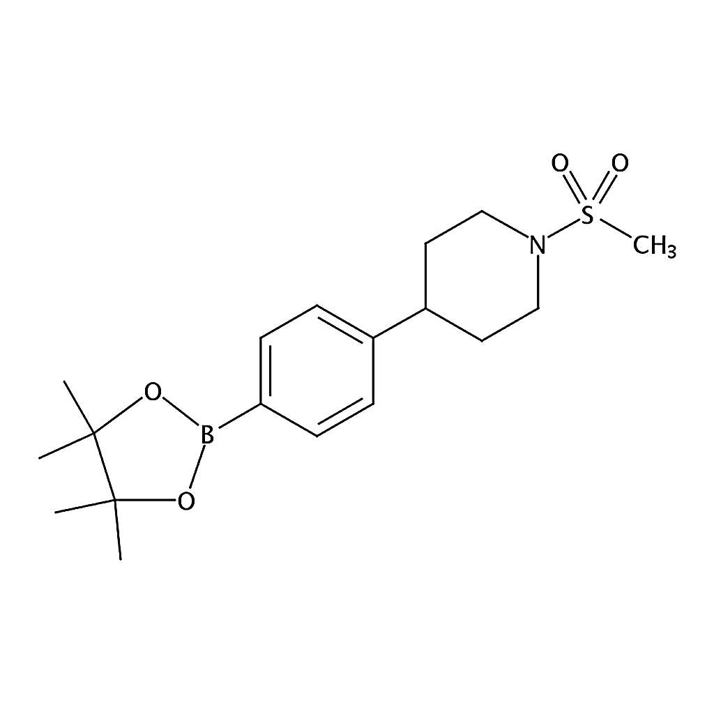 RHAWN 1-(Methylsulfonyl)-4-(4-(4,4,5,5-tetramethyl-1,3,2-dioxaborolan-2-yl)phenyl)piperidine