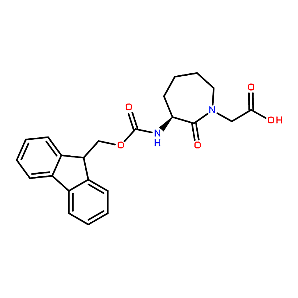 RHAWN (S)-2-(3-((((9H-Fluoren-9-yl)methoxy)carbonyl)amino)-2-oxoazepan-1-yl)acetic acid