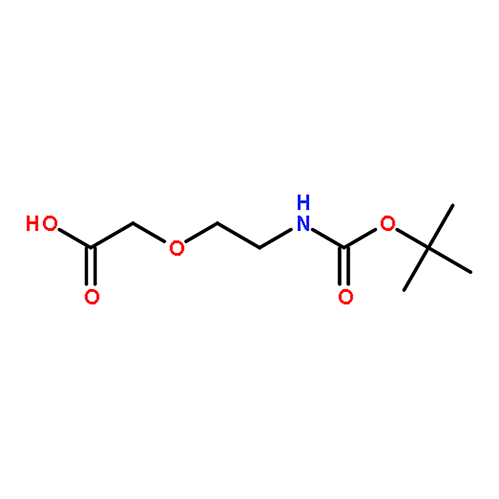 RHAWN 2-(2-((tert-Butoxycarbonyl)amino)ethoxy)acetic acid