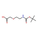 RHAWN 2-(2-((tert-Butoxycarbonyl)amino)ethoxy)acetic acid