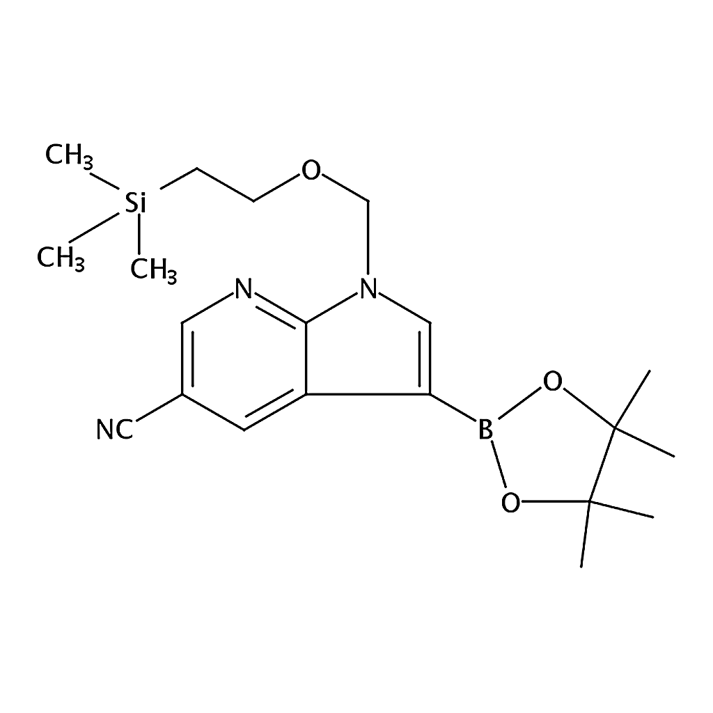 RHAWN 3-(4,4,5,5-Tetramethyl-1,3,2-dioxaborolan-2-yl)-1-((2-(trimethylsilyl)ethoxy)methyl)-1H-pyrr