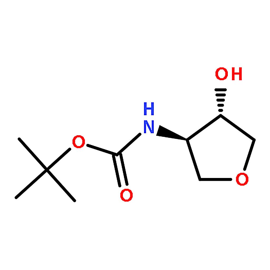 RHAWN rel-tert-Butyl ((3R,4S)-4-hydroxytetrahydrofuran-3-yl)carbamate