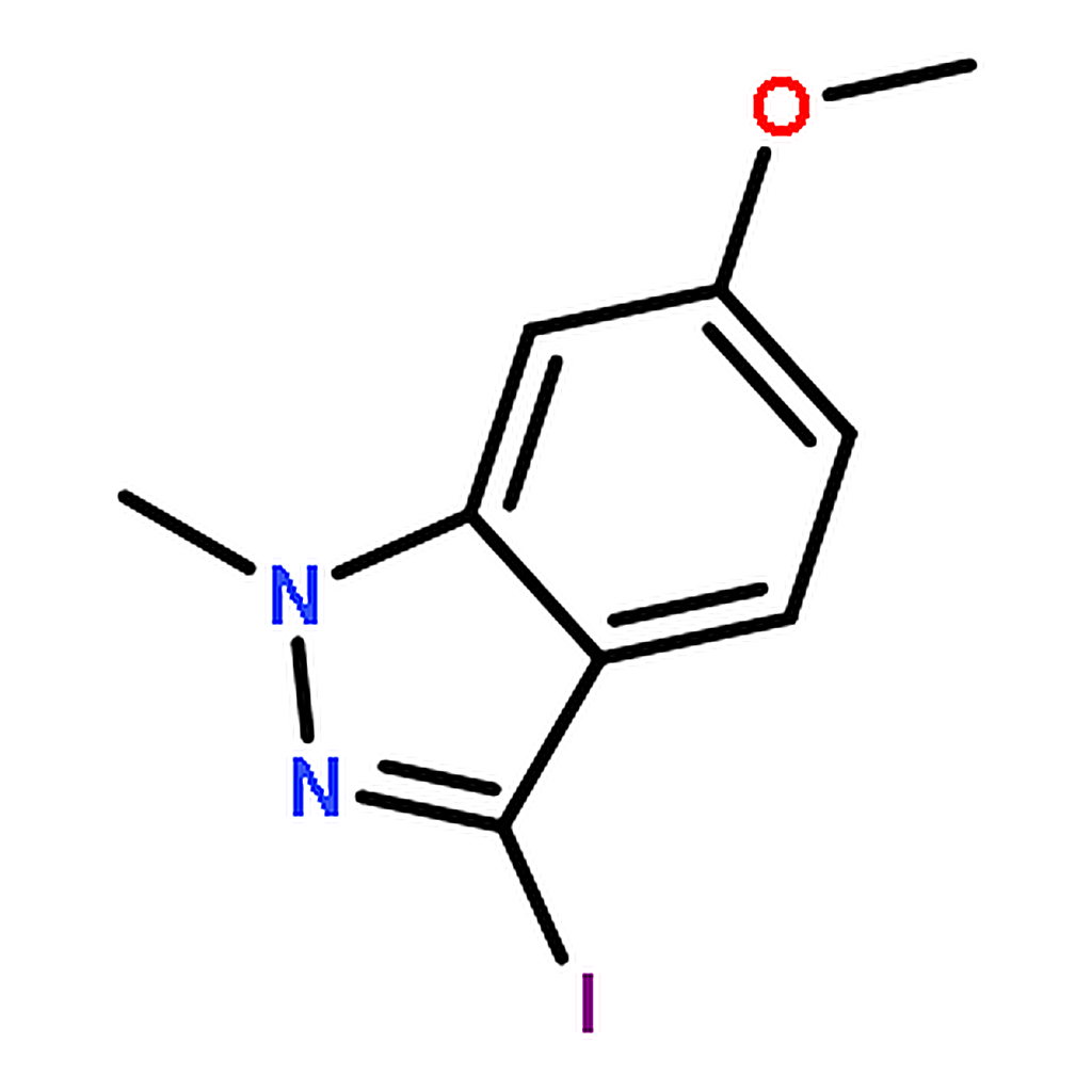 RHAWN 3-Iodo-6-methoxy-1-methyl-1H-indazole
