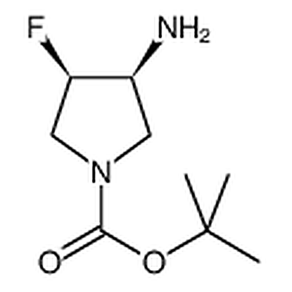 RHAWN cis-tert-Butyl 3-amino-4-fluoropyrrolidine-1-carboxylate