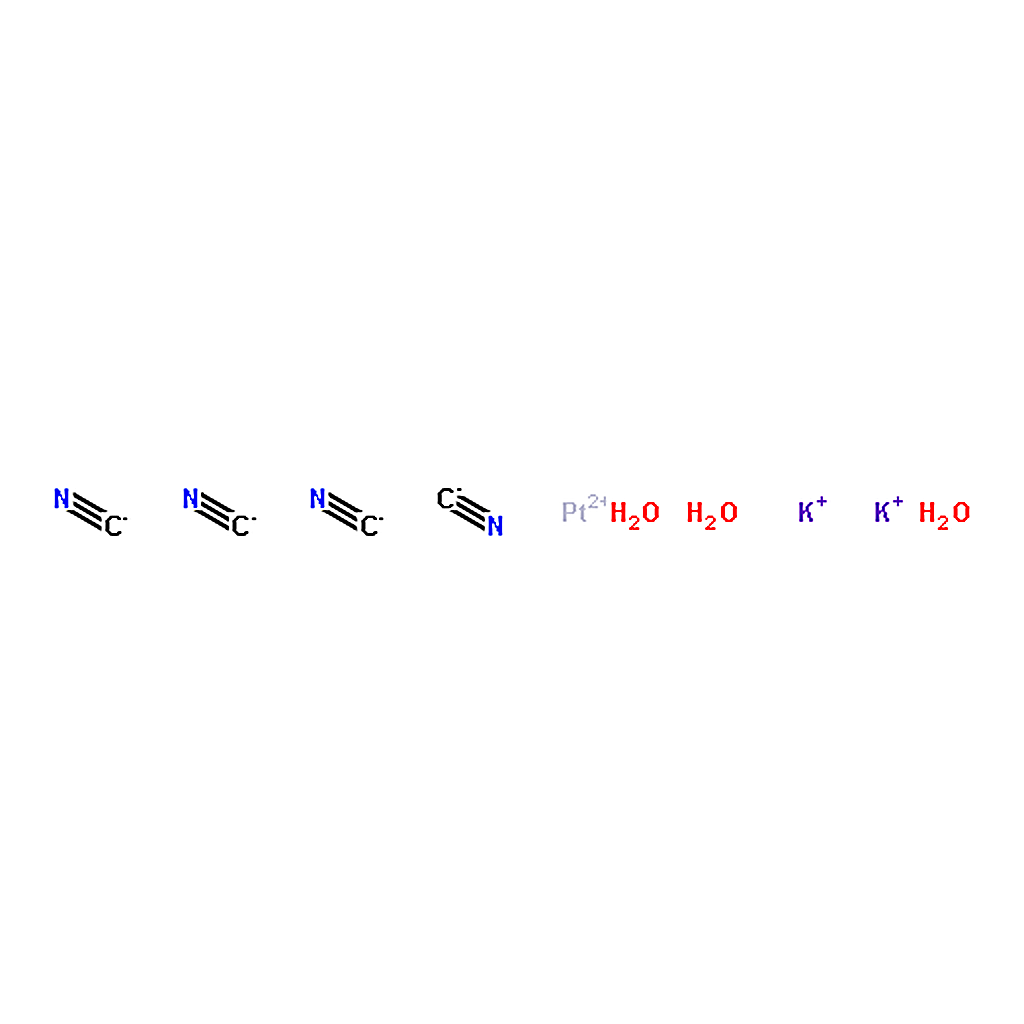 RHAWN Potassium tetracyanoplatinate(II) trihydrate