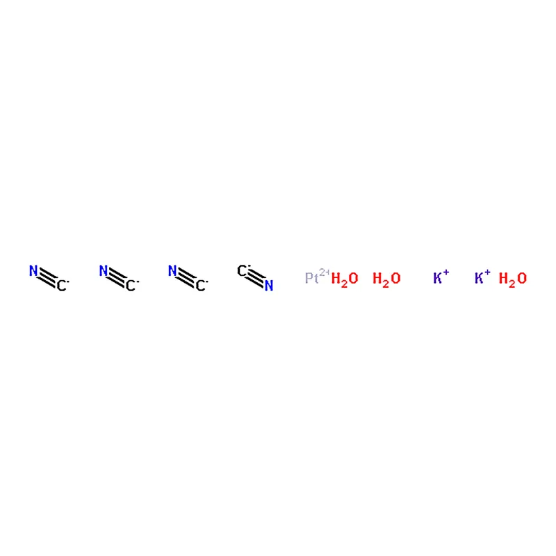 RHAWN Potassium tetracyanoplatinate(II) trihydrate