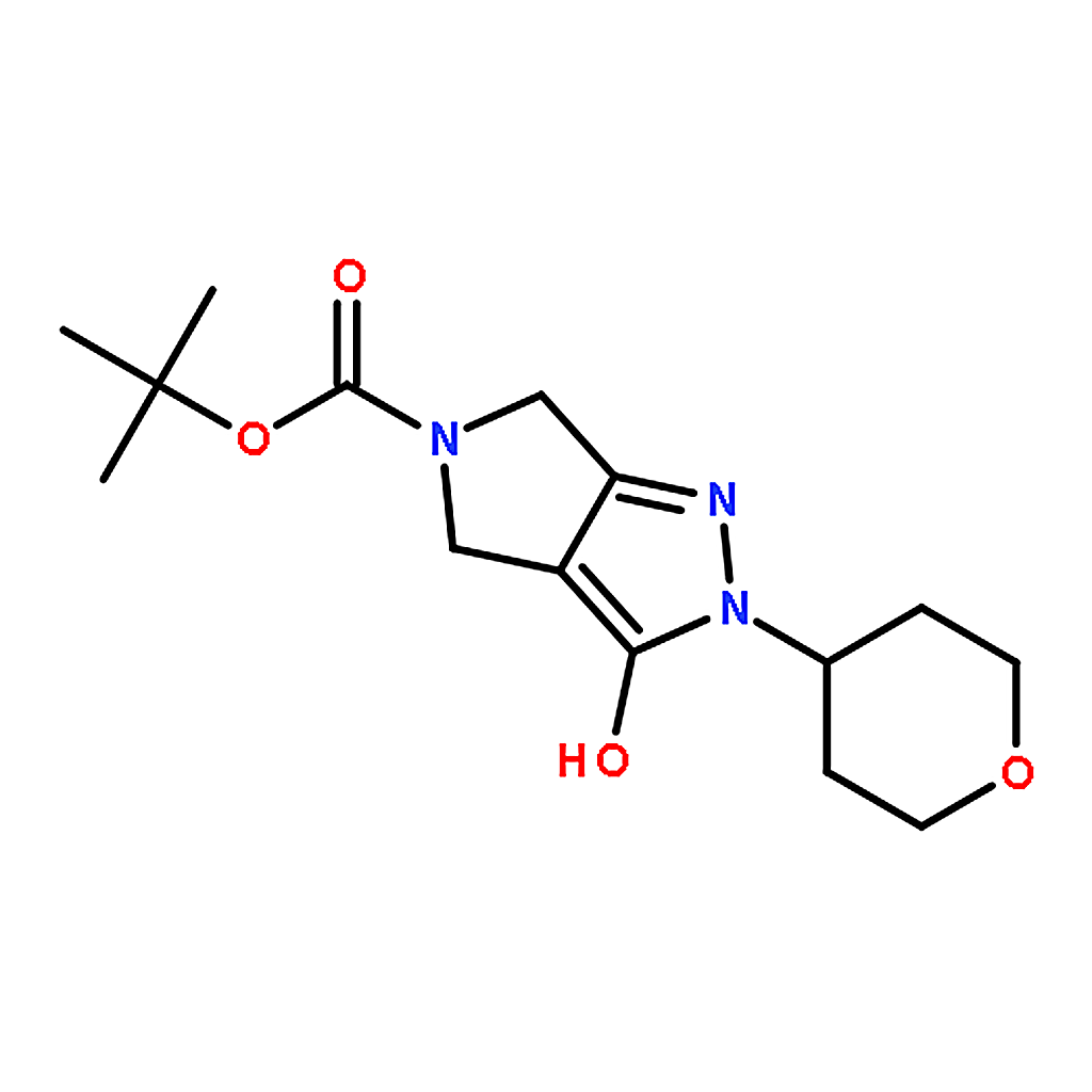 RHAWN 5-Boc-3-hydroxy-2-(tetrahydropyran-4-yl)-2，4，5，6-tetrahydropyrrolo[3，4-c]pyrazole