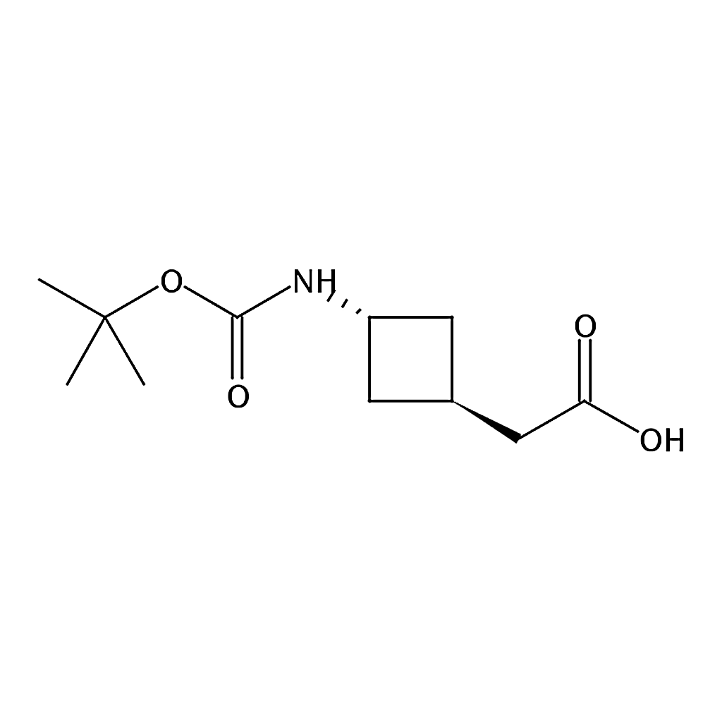 RHAWN cyclobutaneacetic acid， 3-[[(1，1-dimethylethoxy)carbonyl]amino]-， trans-