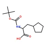 RHAWN (S)-2-((tert-Butoxycarbonyl)amino)-3-cyclopentylpropanoic acid