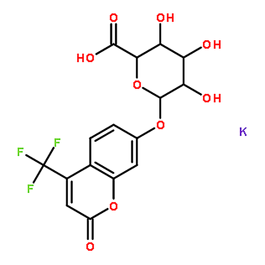 RHAWN 4-Trifluoromethylumbelliferyl -D-Glucuronide Potassium Salt