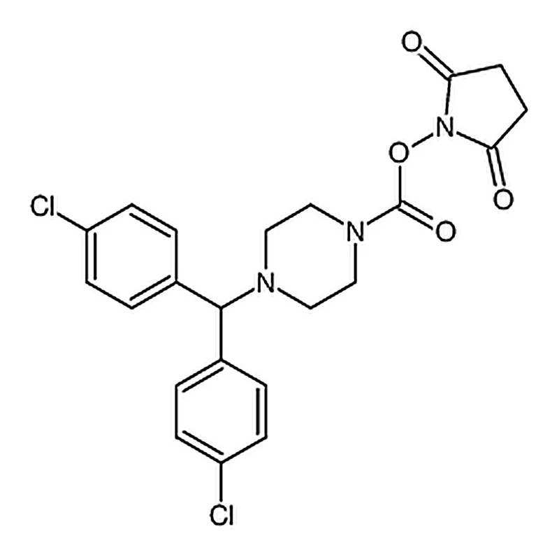 RHAWN 2,5-Dioxopyrrolidin-1-yl 4-(bis(4-chlorophenyl)methyl)piperazine-1-carboxylate