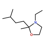 RHAWN 3-Ethyl-2-methyl-2-(3-methylbutyl)-oxazolidine