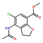 RHAWN Methyl 4-acetamido-5-chloro-2,3-dihydrobenzofuran-7-carboxylate