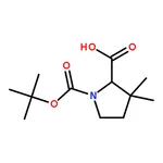 RHAWN 1-(Tert-Butoxycarbonyl)-3,3-Dimethylpyrrolidine-2-Carboxylic Acid