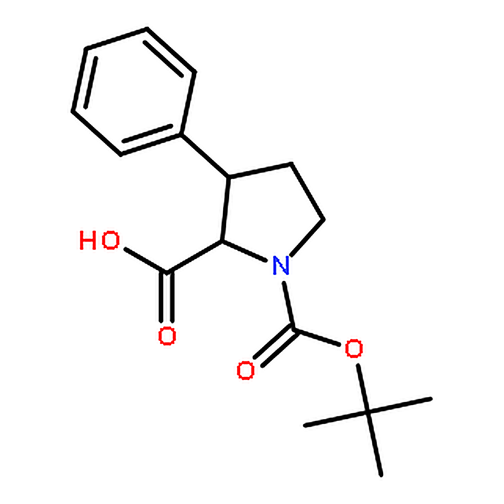 RHAWN 1-(tert-Butoxycarbonyl)-3-phenylpyrrolidine-2-carboxylic acid