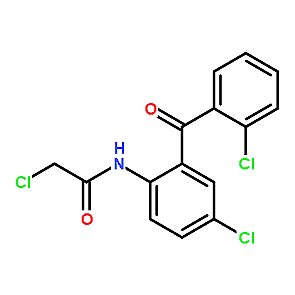 RHAWN 2-Chloro-N-(4-chloro-2-(2-chlorobenzoyl)phenyl)acetamide