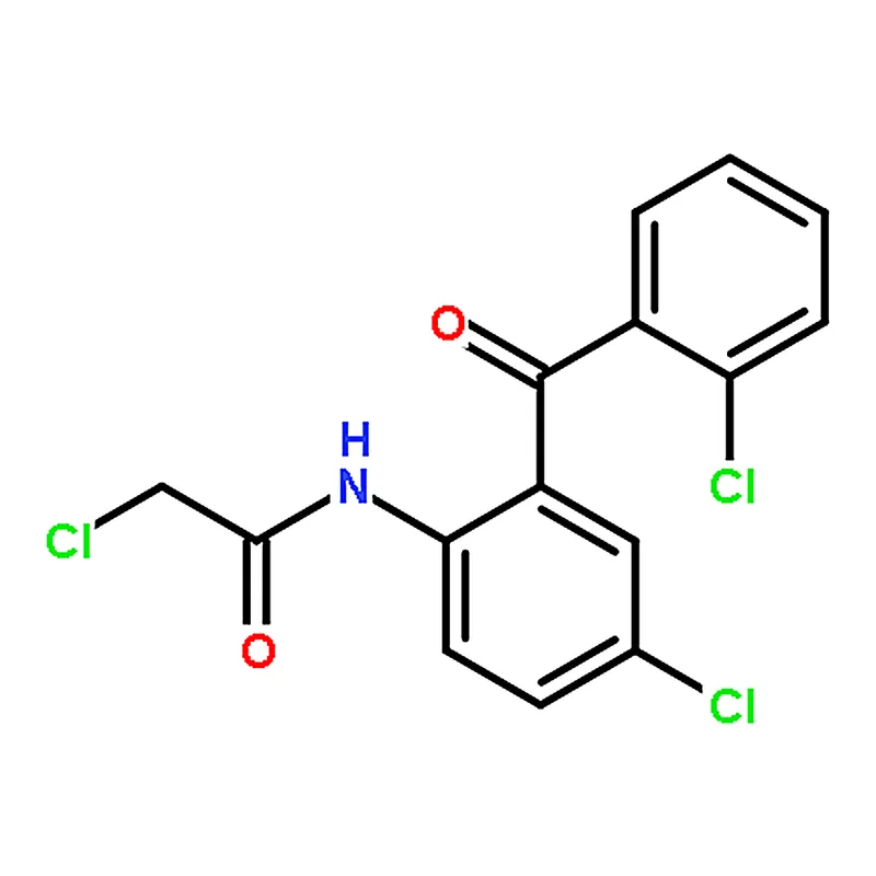 RHAWN 2-Chloro-N-(4-chloro-2-(2-chlorobenzoyl)phenyl)acetamide