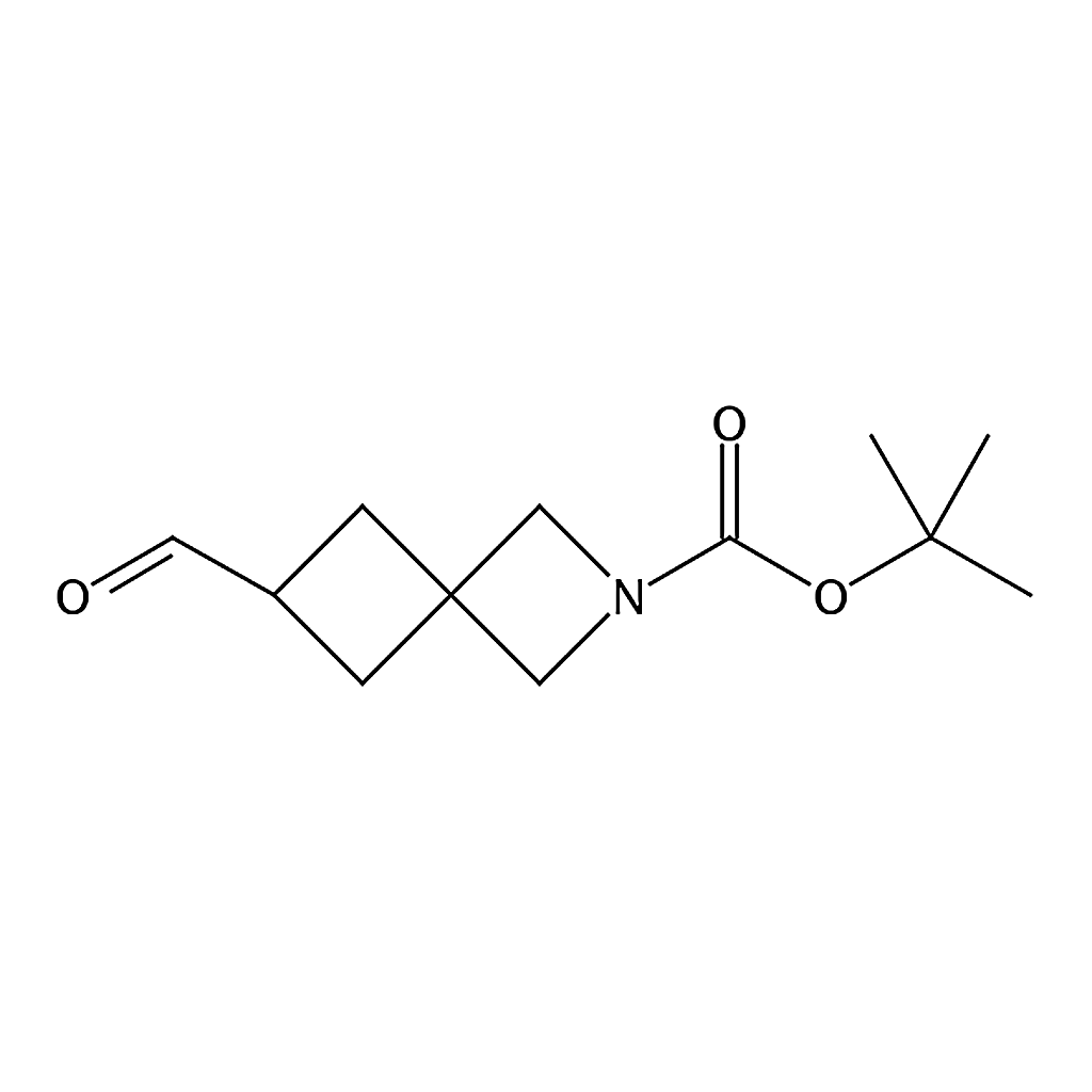 RHAWN tert-Butyl 6-formyl-2-azaspiro[3.3]heptane-2-carboxylate