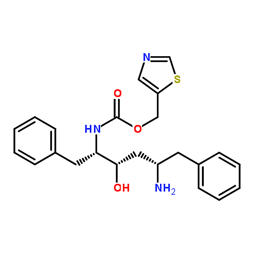 RHAWN Thiazol-5-ylmethyl ((2S,3S,5S)-5-amino-3-hydroxy-1,6-diphenylhexan-2-yl)carbamate