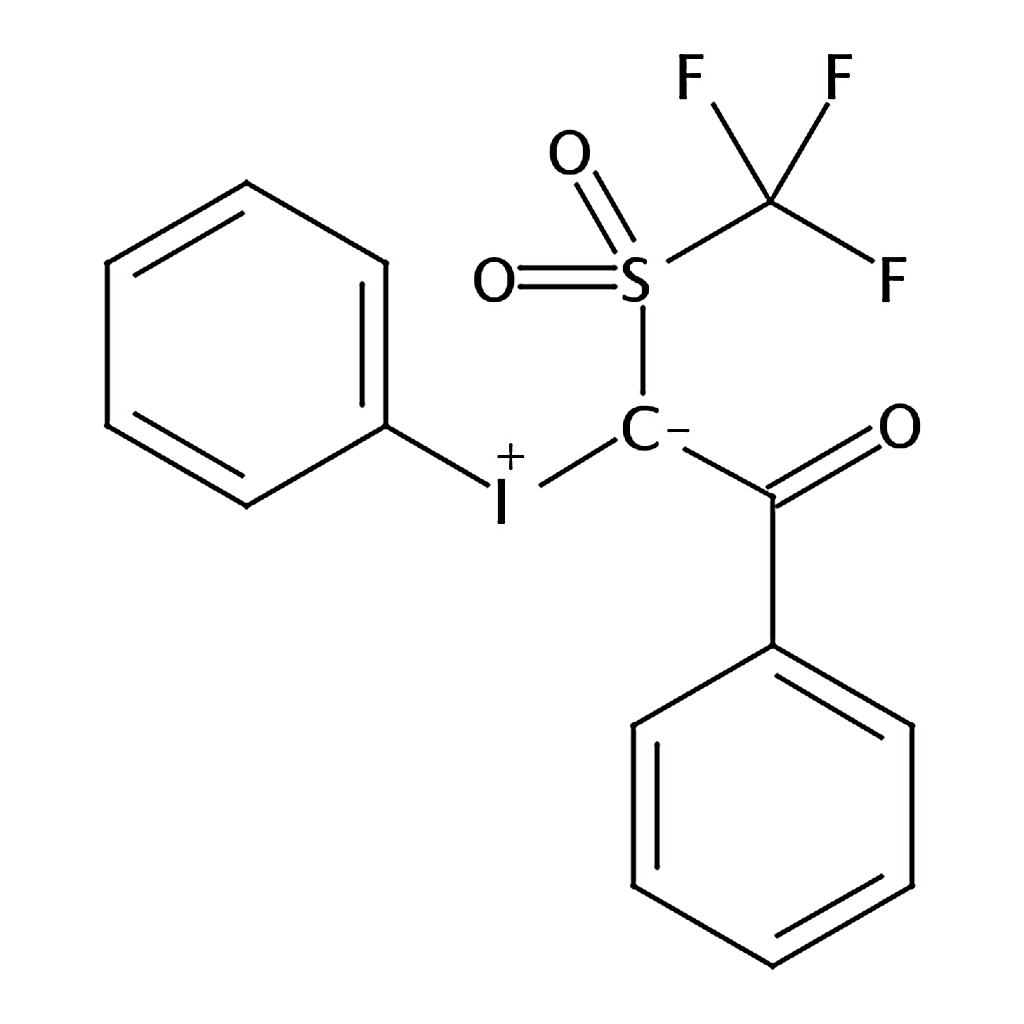 RHAWN Benzoyl(phenyliodonio)(trifluoromethanesulfonyl)methanide